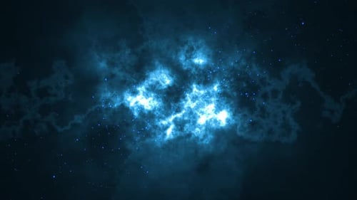 Abstract Wave Energy Background Loop field with particles