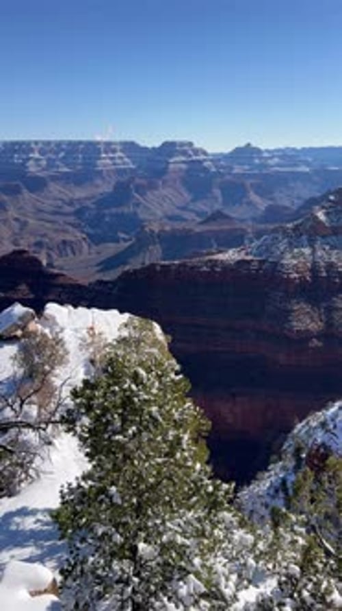 Experience the Stunning Snowcovered Scenic Views of the Grand Canyon During the Winter Season