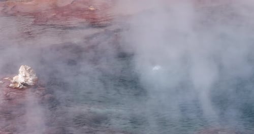Closeup Hot Spring in Yellowstone National Park