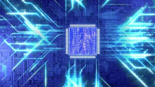 Puissance de traitement des données et processeur de l'ordinateur Processeur de carte de circuit intégré