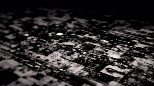 Futuristische Matrixdatensimulation HUD-Hintergrund 28