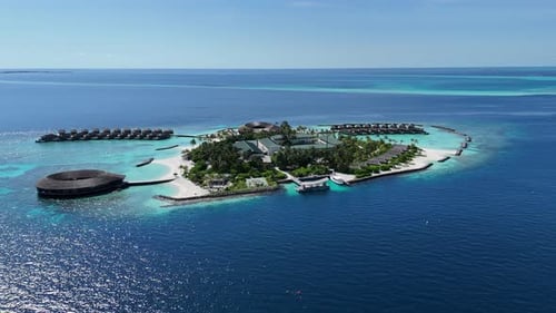 Um lindo hotel nas Maldivas