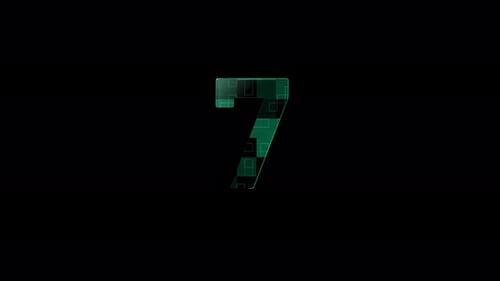 7 Number Animation Technology