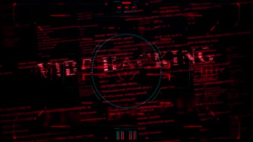 Futuristic Hacking Code Text Reveal Opener