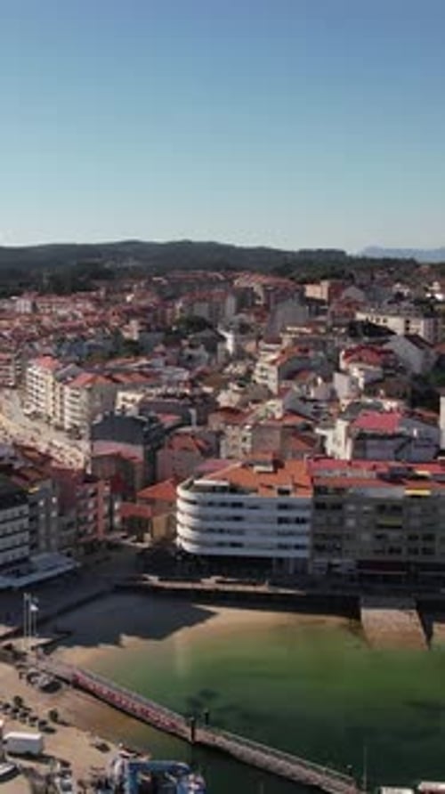 City of Sanxenxo, Spain Vertical Video