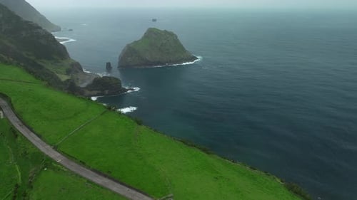 Ocean Aerial Shot