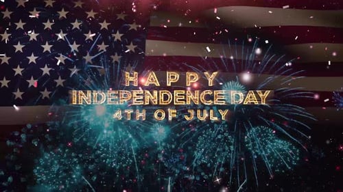 4th Of July Happy Independence Day Usa With The United States Flag