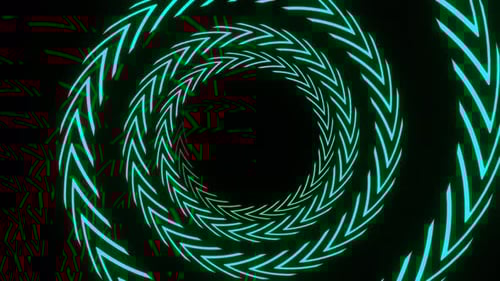 Multicolor Abstract Spiral Moving Background Vj Loop In 4K