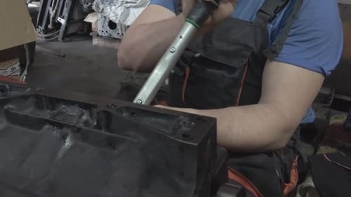 Diesel Engine Overhaul and Rebuild. Repair of the tractor engine