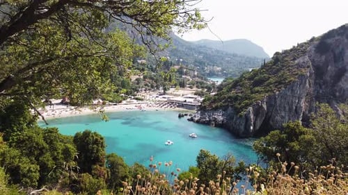 Timoni Beach on Korfu Greece