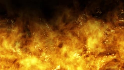 Dynamic Abstract Fire Flame Motion Background