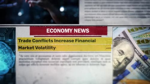Les conflits commerciaux accroissent la volatilité des marchés financiers Titre du journal