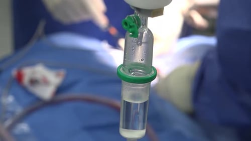 Advanced intravenous drop counter system ensures precise fluid delivery. It automatically monitors