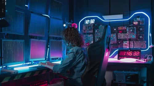 Programmiererinnen zeigen Fähigkeiten im Programmieren und im Umgang mit Technologie
