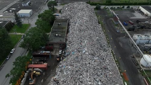 Aerial view of montreal recycling plant_1