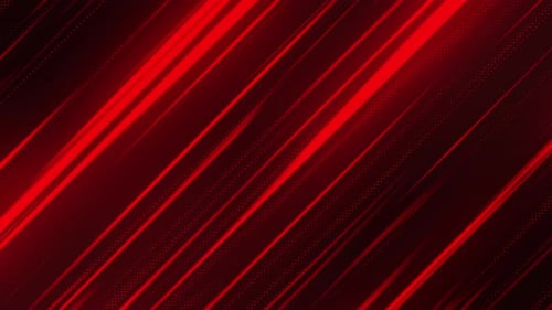 Dynamic Red Glowing Lines Abstract Digital Background