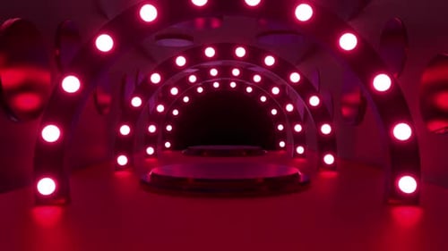 Circle Light Tunnel Hd