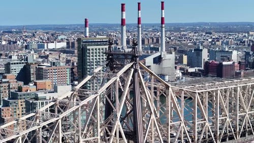 Queensboro Bridge At Manhattan In New York United States.