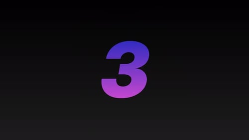 10 Seconds Countdown Clock Animation Loop V6