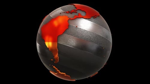 Animación 3D Globe Loop para News V18