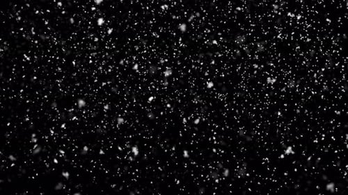New Year Snowfall Particles. Elegant and Realistic Snow Overlays.