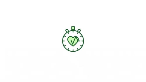 Animation des Cardio-Trainings-Symbols
