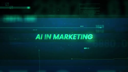 KI im Marketing, Wort zur Geräuschpanne, Fehlertechnologie, Futuristischer Datenhintergrund