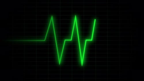 Vital Signs Heartbeat Monitor Pulse Animation