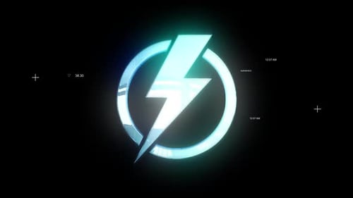 Futuristic Digital Glitch Logo Reveal