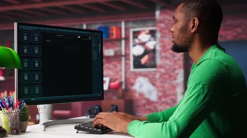 Un Afro-Américain utilise un chatbot formé à l'intelligence artificielle