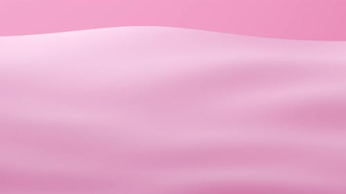Abstract Pink Fluid Wavy Flowing Motion Background