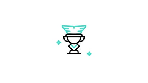 Animiertes Trophäensymbol