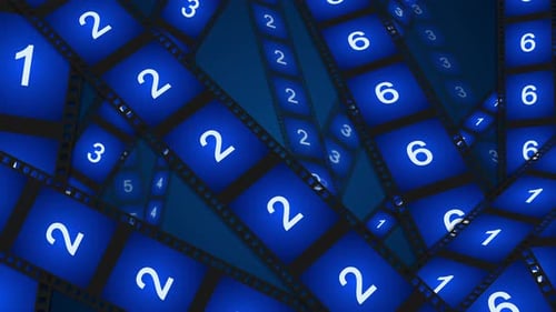 Film Leader Strip Material Empty Frame Cinema Background with Film Reel Design Festival Monochrome