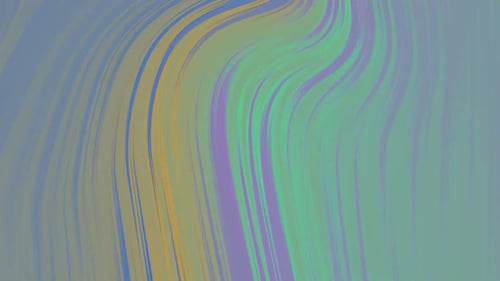 Abstract Glitch Fluid Lines Colorful Dynamic Background Animation