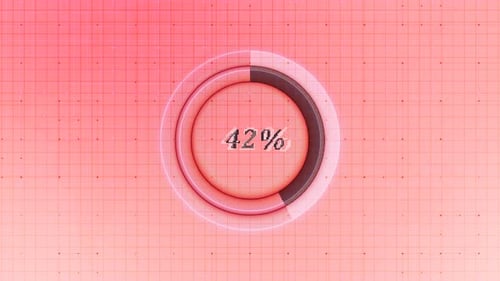 Kreis, rote Farbe, Wartezeit, Fortschrittsanimation, weißer Hintergrund