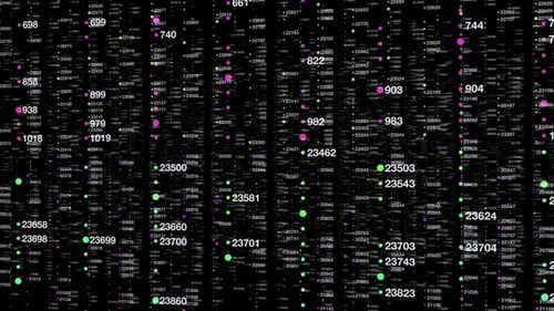 Winzige numerische Metriken scheinen zu sinken und zu steigen und erzeugen ein dynamisches Tiefengefühl