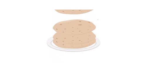 Flat Design Tortillas with Chili Animation