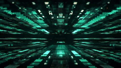 Sci-Fi abstrakte Hintergrundanimation 4K