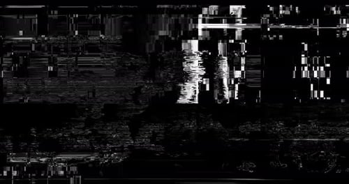 Digital Glitch Transition Effect