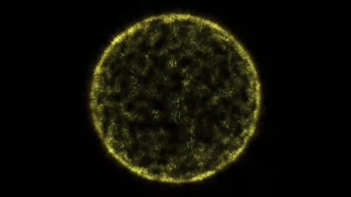 4k Glowing Orbit Energy Motion