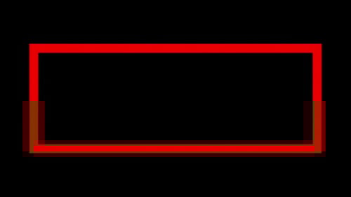 Modern Red Line Expanding Border Reveal