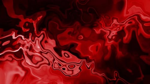 Abstract Red Liquid Flowing Swirls Motion Background