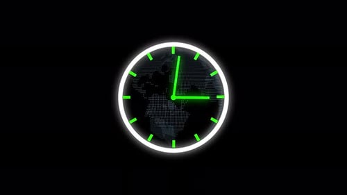 Uhr auf der Erde. Vd 295