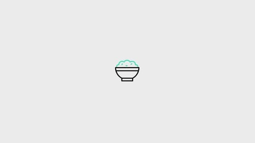 Animated Food and Beverage Flat Line Icons Pack