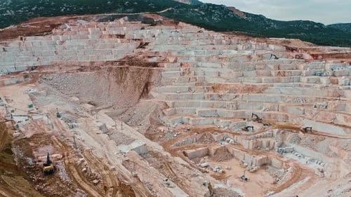 Terraced Marble Quarry