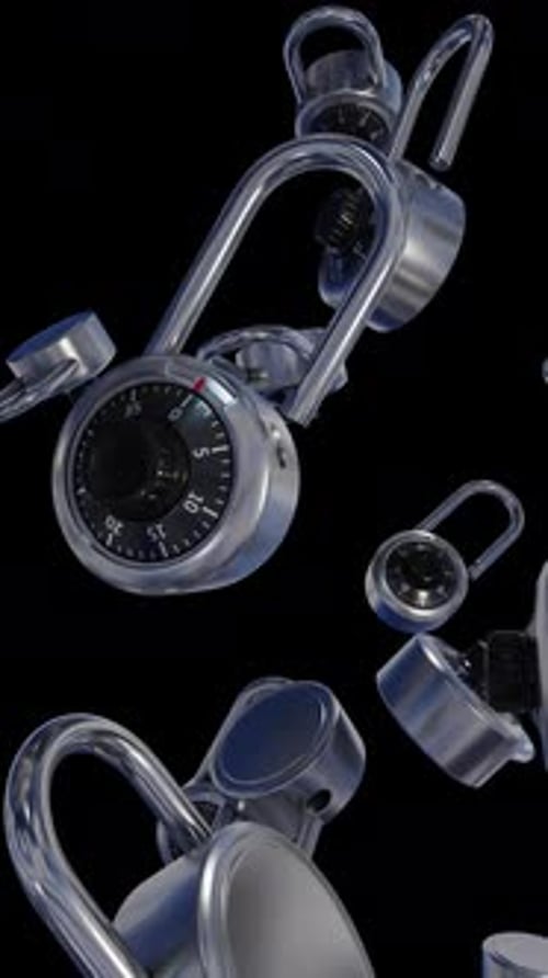 Padlock Of Security Protection Alpha 01 HD