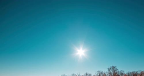Mountain River Time Lapse at the Summer or Autumn Sunset Wild Nature Clear Water and Rural Evergreen