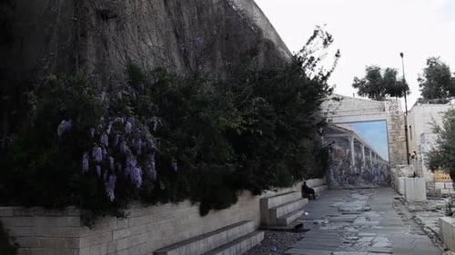 Jerusalem the old city wall.