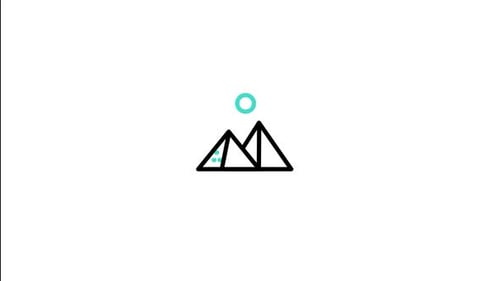 Animiertes Pyramiden-Symbol