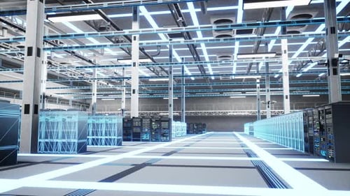 Quantencomputer in einem Rechenzentrum, das für wissenschaftliche Berechnungen verwendet wird